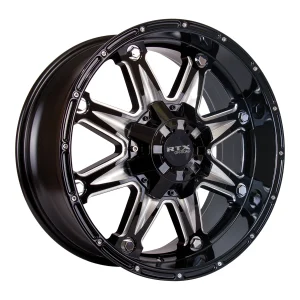 RTX Wheels – Spine – Black – 17″x9″ 10mm – Summer Wheels – 081857